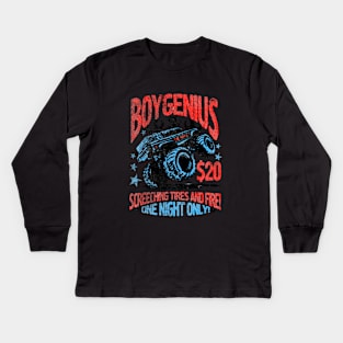 Vintage Monster Truck 20$  boygenius Kids Long Sleeve T-Shirt